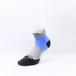 MediSports Performance Ankle Socks (20-30 mmHg) - Blue/Grey