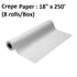 Crepe Exam Table Paper 18"X250 Ft Premium (8 ROLLS/BOX)