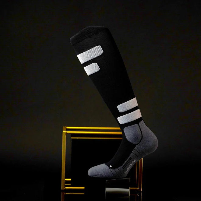 MediSports Ignite Performance Socks (20-30 mmHg) - Black/Grey