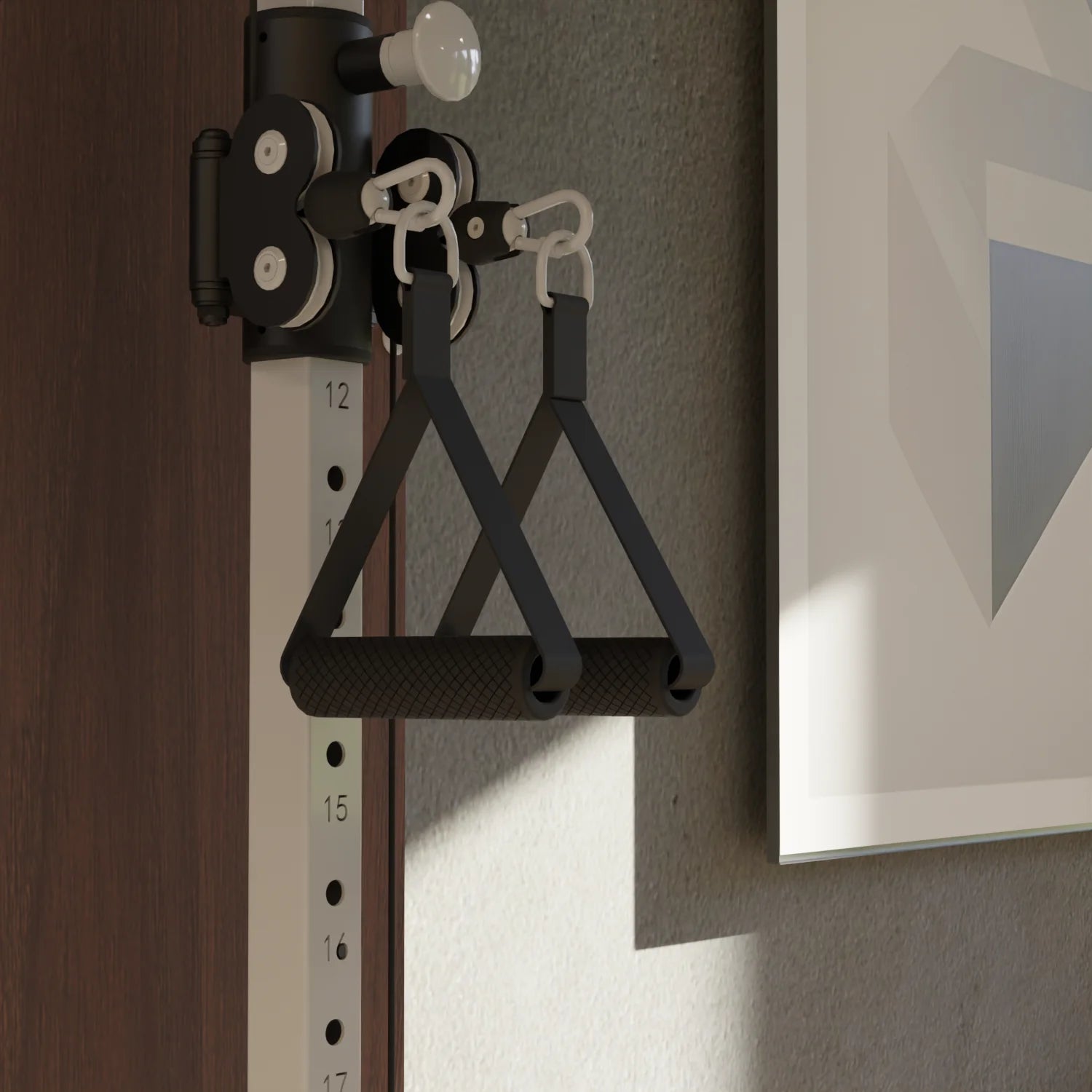 Flow 7 Black - Wall Mounted Functional Trainer