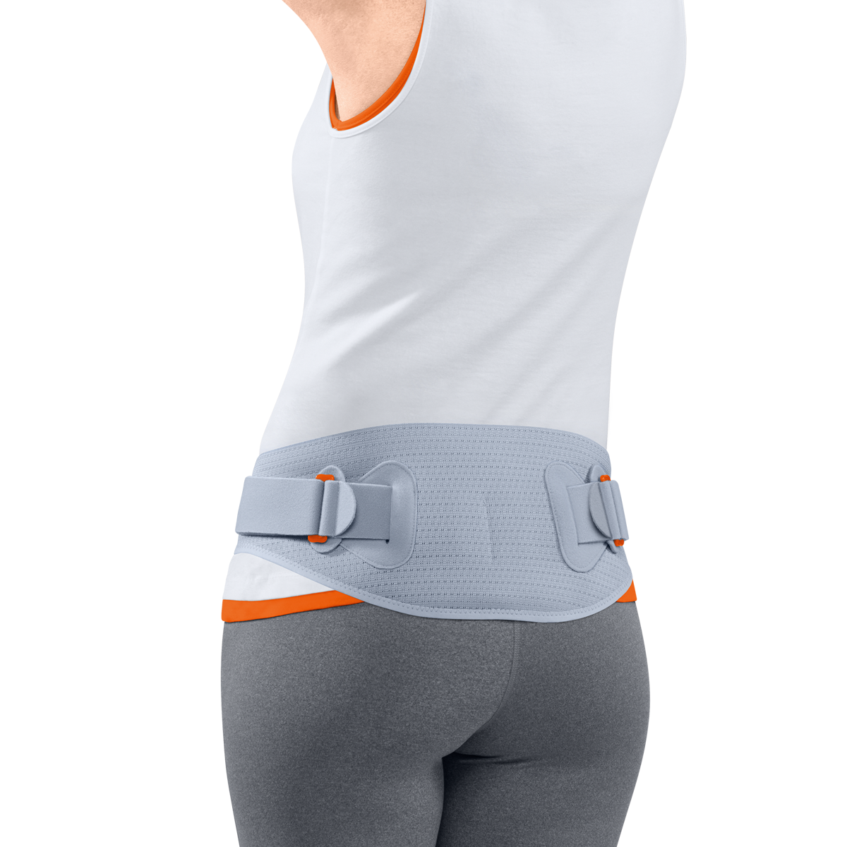 Men Women Adjustable Waist Trainer Belt Lower Back Brace Spine