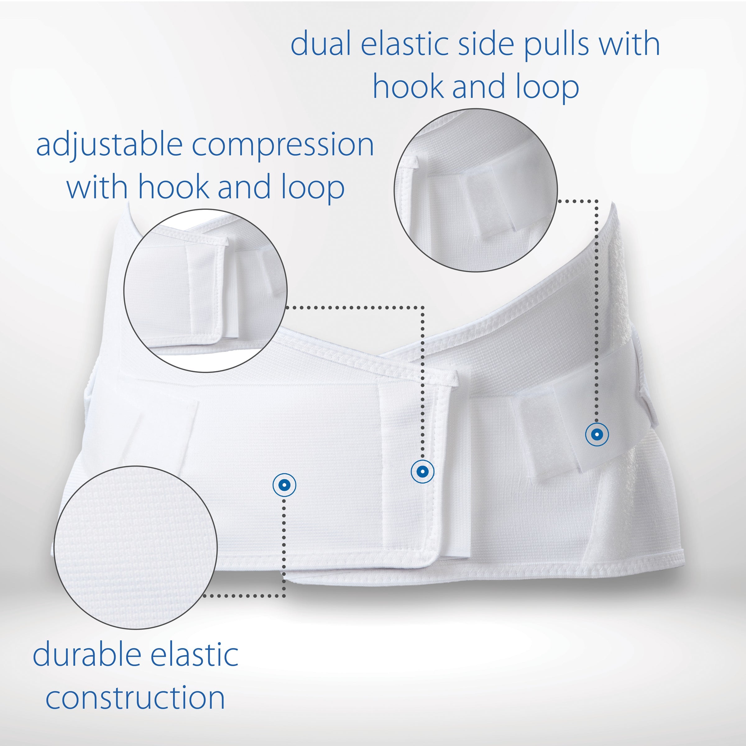 Dual Pull Elastic Crisscross Back Support by Core Products